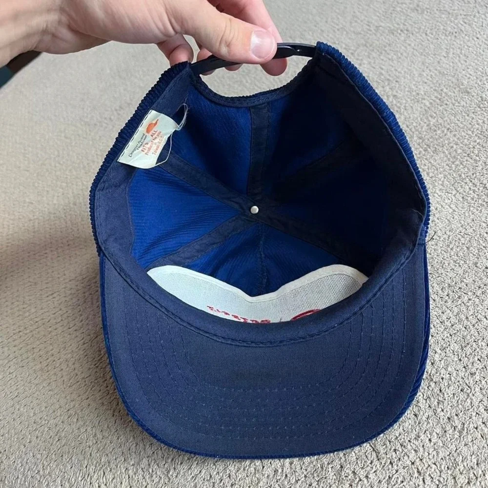 Vintage‎ 1989 Detroit Pistons nba champions corduroy snap back hat